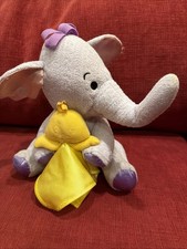 Fisher Price Disney MY FIRST LUMPY Heffalump Plush w/ Security Blanket Pooh Baby