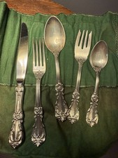 Reed and Barton Burgundy Sterling Silver 5 Piece Place Setting