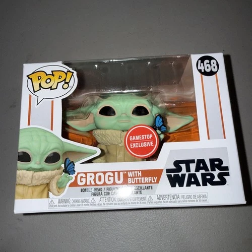 Funko Pop! Vinyl: Star Wars - Grogu with Butterfly - GameStop (Exclusive) #468