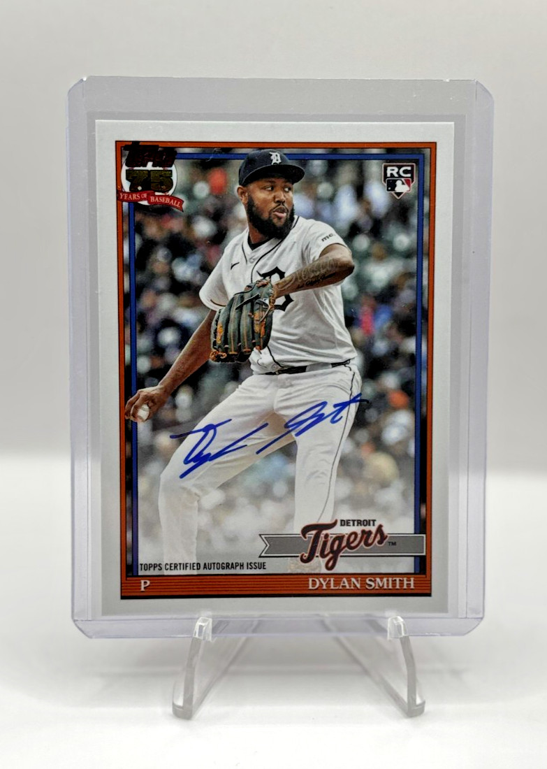 2026 Topps Dylan Smith 1991 Auto Autograph RC Rookie #91A-SMI Tigers