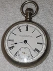 Vintage American WALTHAM 1891 Grade No. 1, Model 1883, 18s 7j Pocket Watch RUNS!