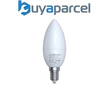 Image of Link2Home L2HE145W Wi-Fi LED SES (E14) Opal Candle Dimmable Bulb, White + RGB 40