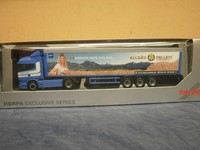 Herpa Lkw Scania R Highl.Aerop. Schubboden-Sz Hubert Schmid 925372