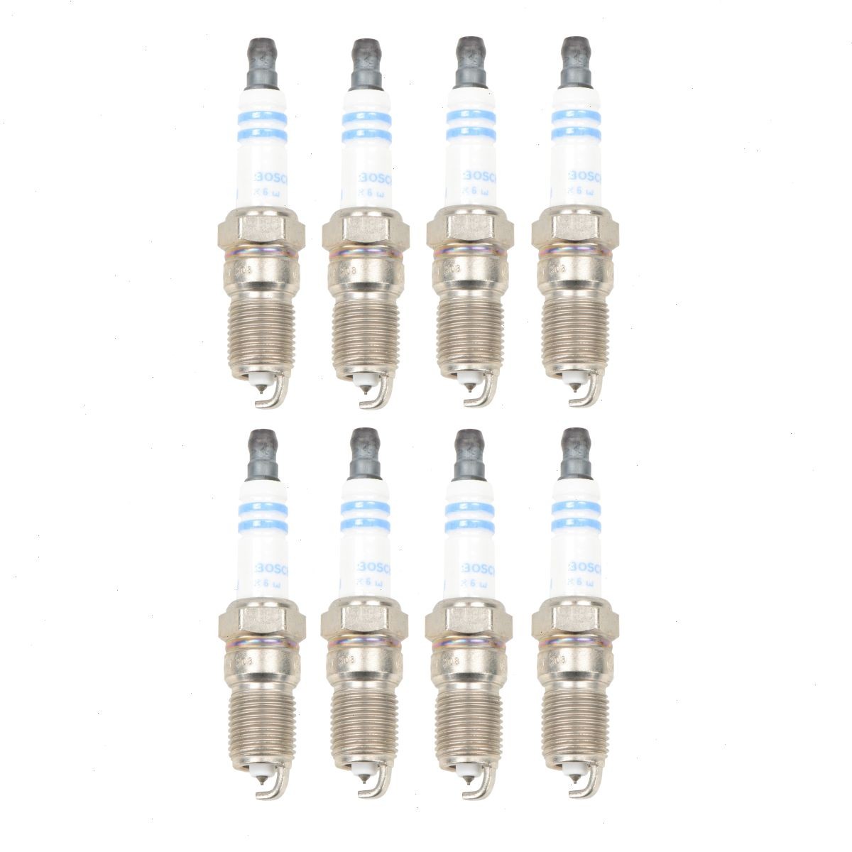 8 pc Bosch Double Platinum Spark Plugs for 1996-1999 GMC C1500 Suburban 5.7L ih