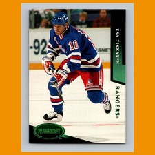Esa Tikkanen #135 1993-94 Parkhurst Emerald Ice New York Rangers Hockey Card NHL