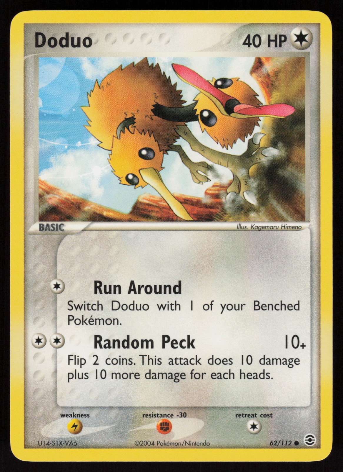 Doduo FireRed & LeafGreen Common 62/112 NM
