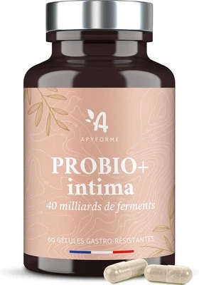 ‎APYFORME Probio+ Intima - Probiotique Flore Intime - Jusqu'à 40 Milliards UFC/Jour - 4