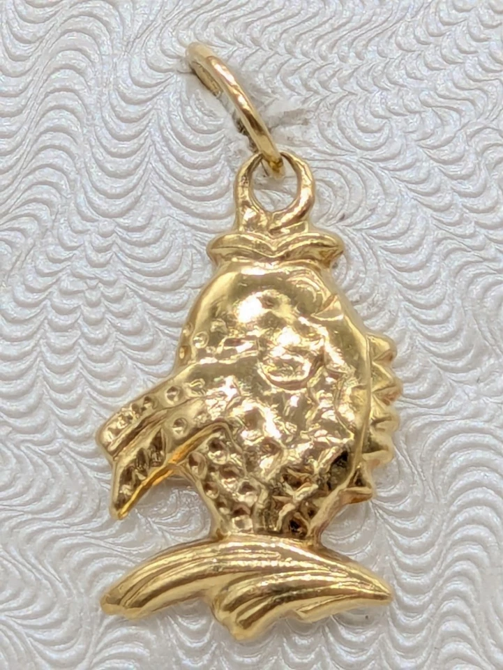 Colgante PECES 10K Oro Amarillo 1.8g Dos Caras Dije (EC3037253) Foto 3 de 4