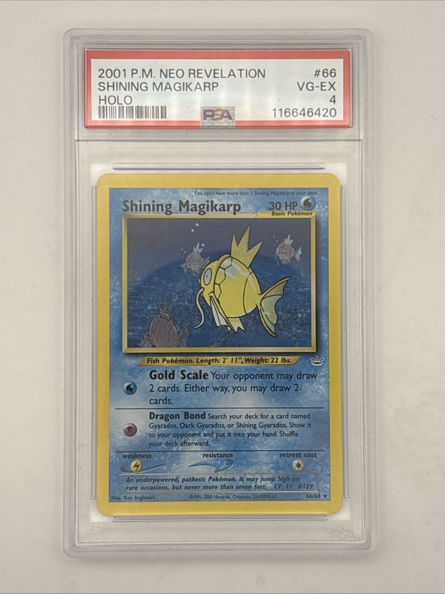 Shining Magikarp 66/64 Neo Revelation Holo for sale online