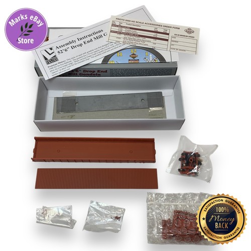 Proto 2000 HO Scale Kit 23644 52'6" Drop End Mill Gondola S. Buffalo NOS - Picture 7 of 10