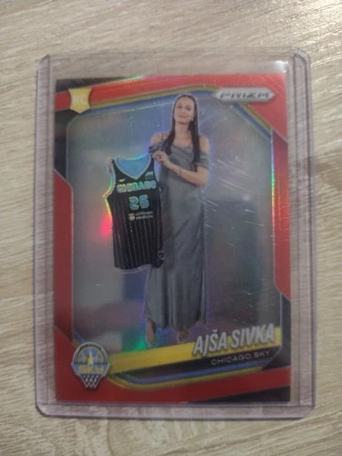 2025 Panini WNBA Prizm Basketball Ajsa Sivka RC #85 /299 Red Prizm JD