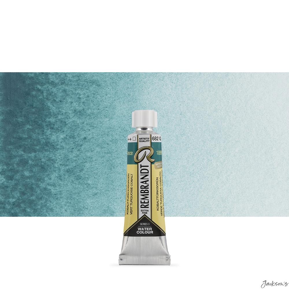 Royal Talens Rembrandt Watercolour Paint 10ml Cobalt Turquoise Green For Artists