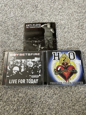 #ad #ad Lot Of 3 Vtg Punk CDs H2O Thicker than water Boysetsfire Live For today Anti Flo $20.70