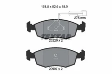 Brake Pad Set Fits FIAT LANCIA Textar 2322901 1 Year Warranty