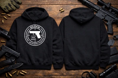 Licensed Glock Gildan Hooded Sweatshirt S M L XL 2XL 3XL 4XL 5XL - image 1 of 4