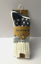 Bearpaw womens Super Soft Crew Socks 3 Pairs One Size