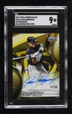 2025 Chrome Black Gold Refractor 47/50 Ivan Rodriguez SGC 9 MINT Auto HOF 0b7z