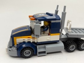 LEGO #60151 City - Dragster Transporter (2017) W/Mini & Instructions