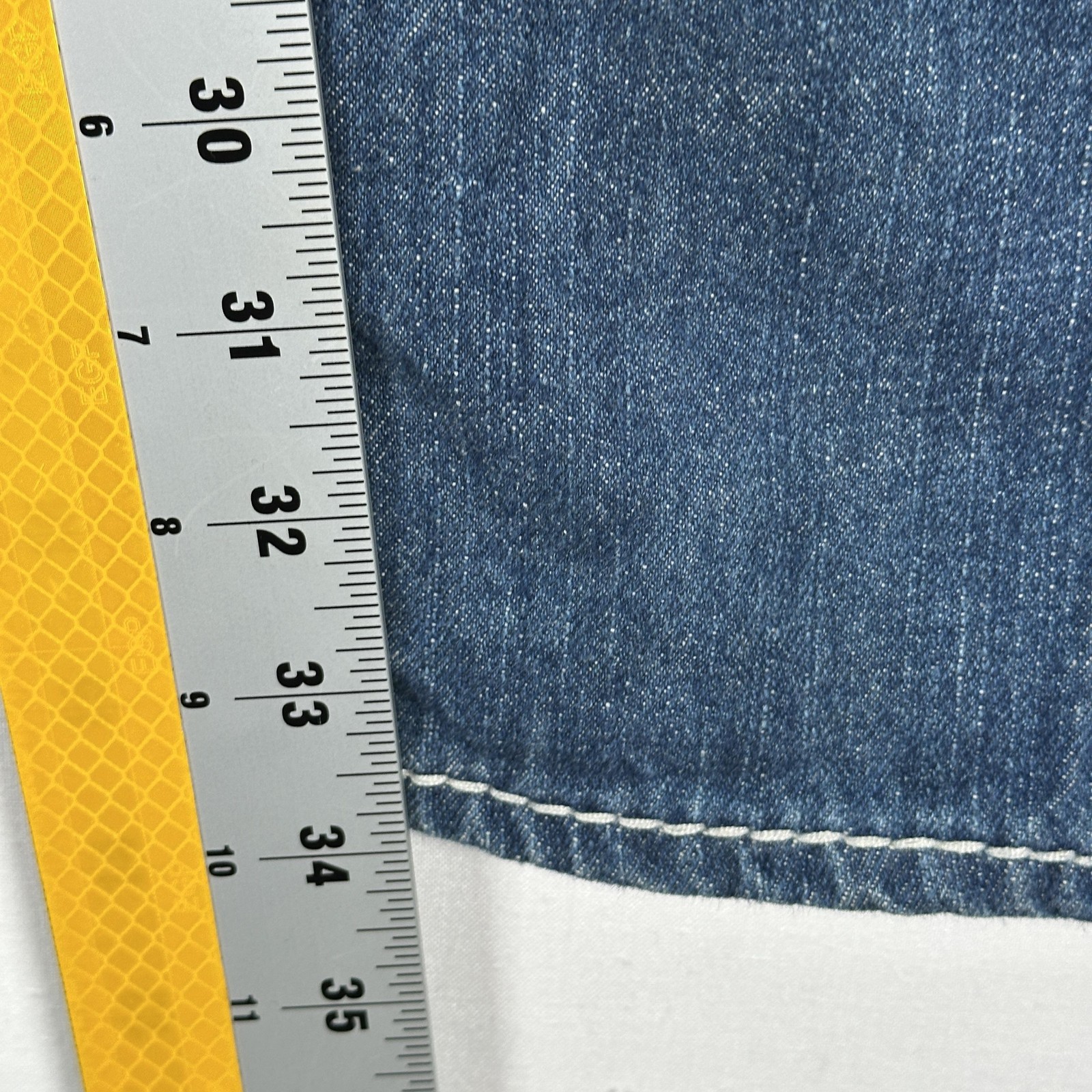 Vintage True Religion Ricky Jeans Mens 38 Blue Straight Leg Rope Wide Stitch USA thumbnail 12