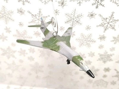 Rockwell B-1B Bomber USAF Bone Lancer Christmas Ornament B1 SAC Jet Airplane