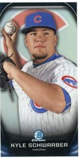 2015 Bowman Chrome Prospect Profiles Insert Rookie Kyle Schwarber #10 Phillies