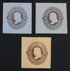 CKStamps: US Cut Square Stamps Collection Scott#U191 U192 U192a Unused H NG