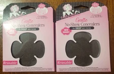 Lot of 2 Hollywood Fashion Secrets Gentle No-Show Concealers DEEP Skin Tones NEW