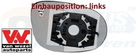 VAN Wezel 1873831 Spiegelglas FüR AußEnspiegel Links FüR Ford