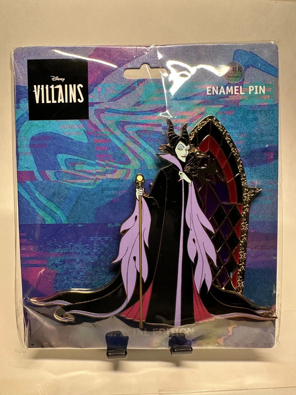 PALM Exclusive Maleficent Enchanted Reflections Stained Glass Disney Pin LE 150