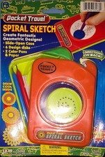 JA-RU POCKET TRAVEL SPIRAL SKETCH DRAWING DESIGN TOY/ New torn right corner