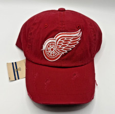 Detroit Red Wings-Red Retro Brand-Vintage NHL...