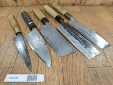 Japanese Chef's Kitchen Knife Set 5 Piece DEBA NAKIRI USUBA from Japan NN308