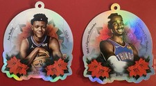 2025-26 Topps Holiday Ornaments Die-Cuts Shai Gilgeous-Alexander & Ace Bailey