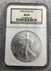 2000 Eagle S$1 NGC MS69