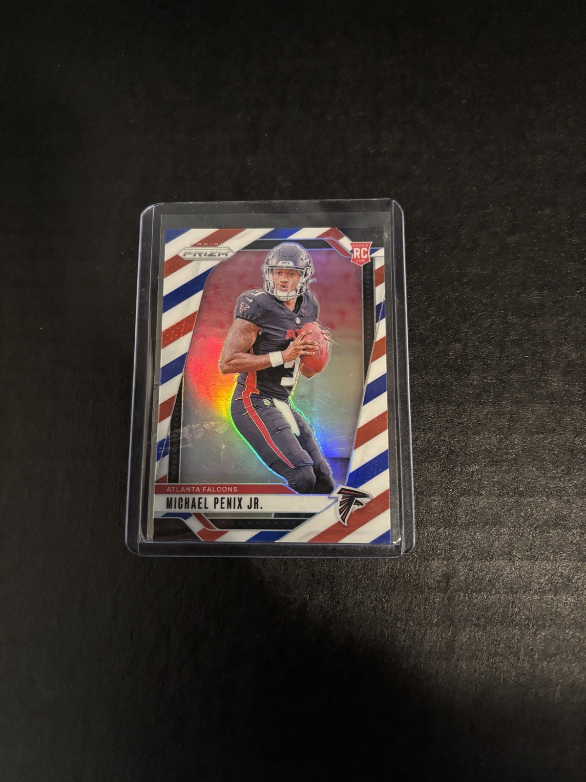 2024 Panini Prizm MICHAEL PENIX JR. RC #378 Red White Blue Silver Prizm Rookie