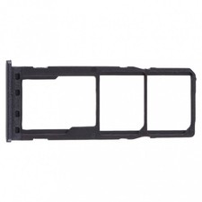 Samsung Galaxy M10 SIM Tray Micro SD Adapter Dual Card Slot Black
