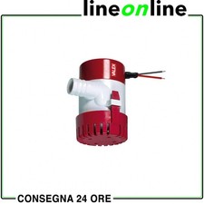 Pompa sommersa acque chiare Valex ES550 1370823 12V per locali allagati