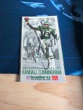 1993 McDonald S Gameday All Stars Randall Cunningham #MCD13 Autograph