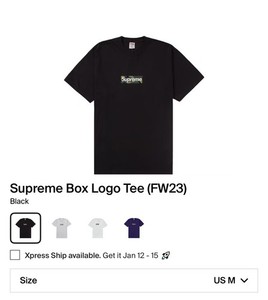 Supreme Box Logo Camo Tee | eBay