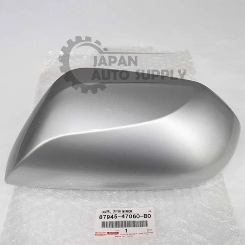 OEM GENUINE TOYOTA 16-20 PRIUS SILVER LEFT OUTER MIRROR COVER 87945-47060-B0