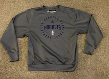 Nike Air Jordan NBA Charlotte Hornets Grey Sweatshirt Adult M