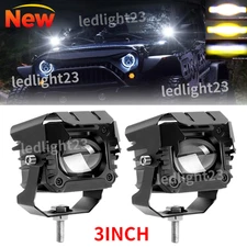 3inch LED Work Light Flood/Spot Cube Pods Bar Driving Fog Lamp Offroad Truck SUV