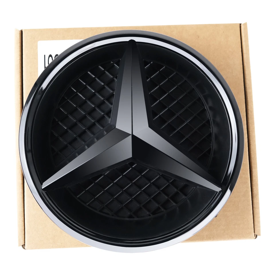 Grille BLACK Star Emblem Fit For Mercedes-Benz W213 E300 E43 E-Class 2016-2019 Foto 4 de 4