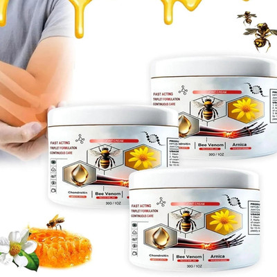 Bee venom joint cream, 3 pieces, bee venom ointment , Bee Venom Joint Relief Gel