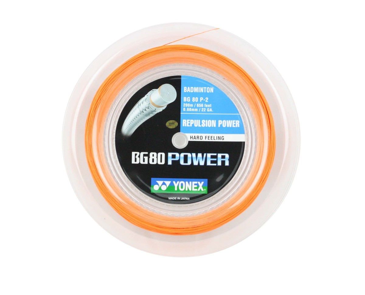Yonex BG80 Power Badminton String BG 80 - 200m Reel Bright 