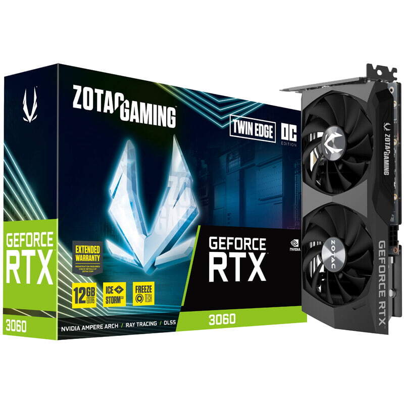 ZOTAC GAMING GeForce RTX 3060 Twin Edge OC GeForce RTX 3060 ZT-A30600H-10M