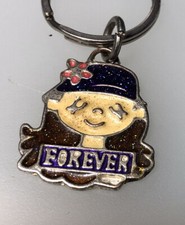 Vintage Best Friends Forever Friendship Life Metal Keychain Key Ring Chain Fob