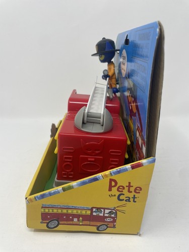 Pete the Cat Firefighter Pete with Fire Truck - Picture 3 of 9