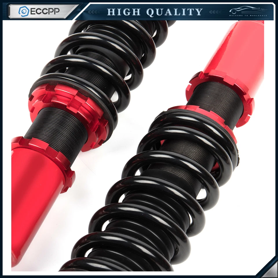 Coilovers Suspensión Ajustable Amortiguadores de puntales de altura para Mitsubishi 3000GT AWD 91-99 Foto 4 de 4