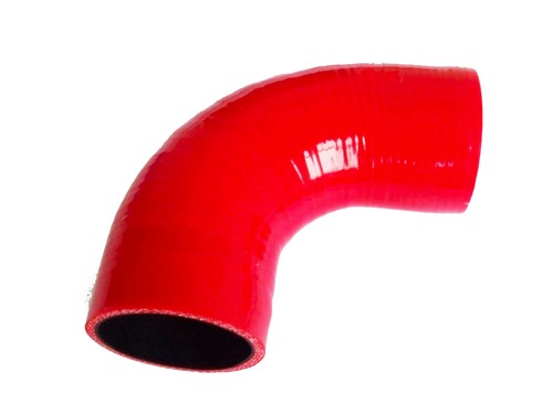 ID 2" - 2" /50MM 90° DEGREE PIPE TURBO BLACK SILICONE ELBOW COUPLER HOSE - Bild 3 von 11